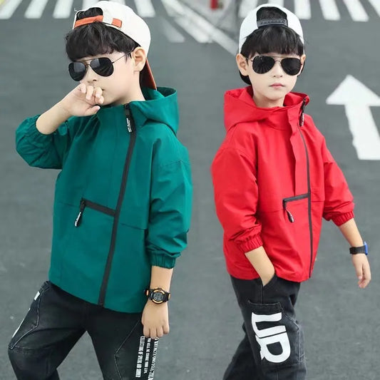 Simple And Creative Boys' Casual Jacket - Enfance-Heureuse