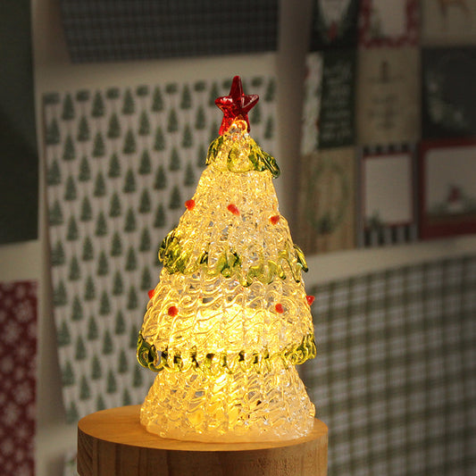 Christmas Gift Colored Glaze Christmas Tree Crafts Small Ornaments - Enfance-Heureuse