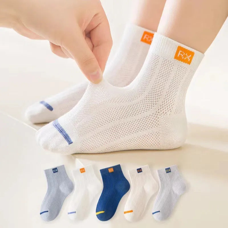 Children's Mesh Thin Cartoon Boy Socks