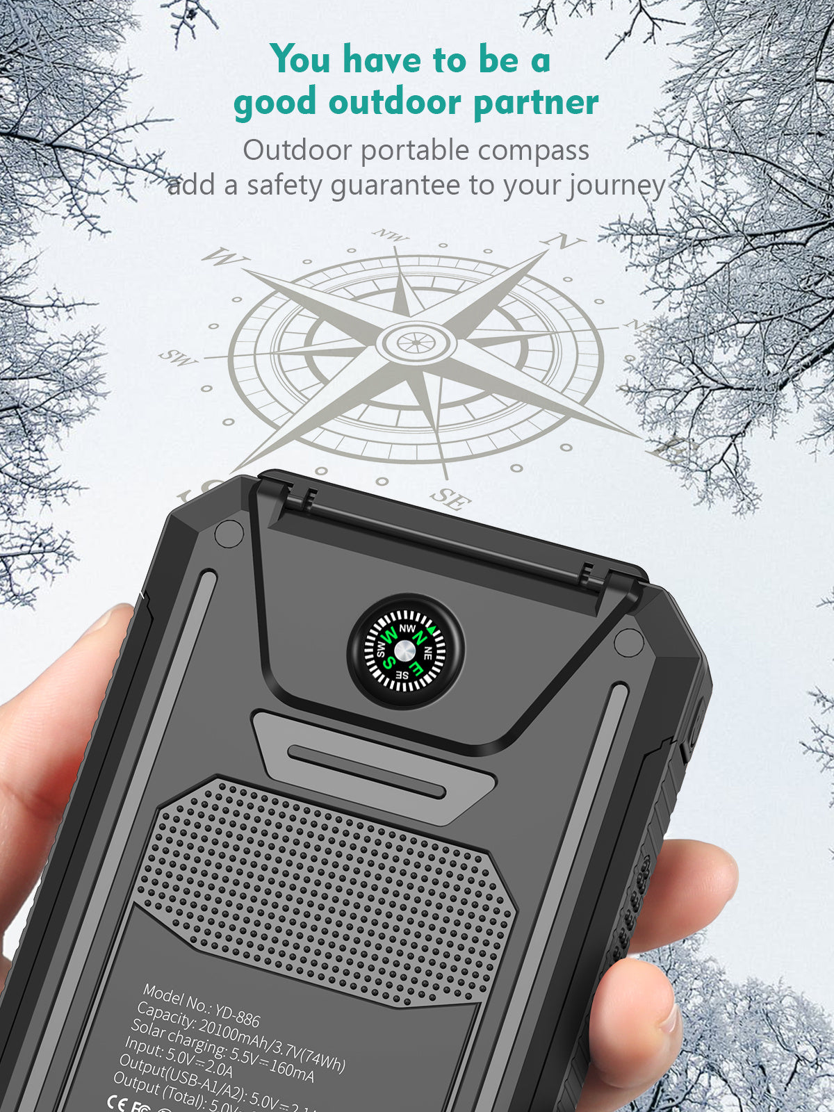 Solar Power Bank For Life Lights