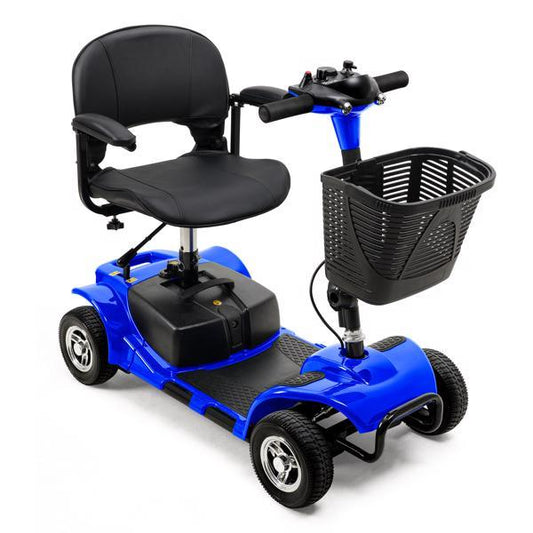 4-Wheel Mobile Scooter With Basket And Extended Battery - Prohibited Temu - Enfance-Heureuse