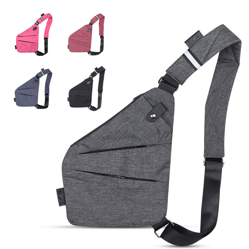 New Mens Digital Storage Gun Bag Diagonal Outdoor Sports Waist Bag