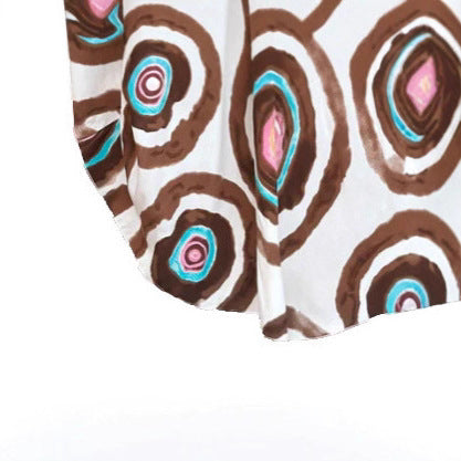 European And American Bohemian Style Printing Loose Casual Dress