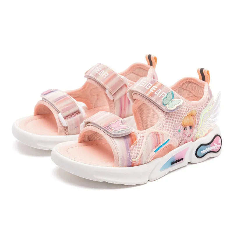 Harpy Bear Kids \ 'chaussures soleil princesse chaussures filles \ 'sandales mignon dessin animé respirant pantoufles