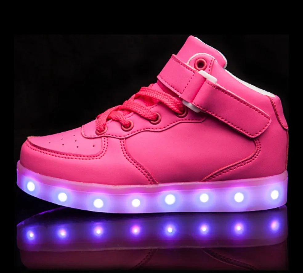 Enfants de Mode Casual Baskets Lumineuses