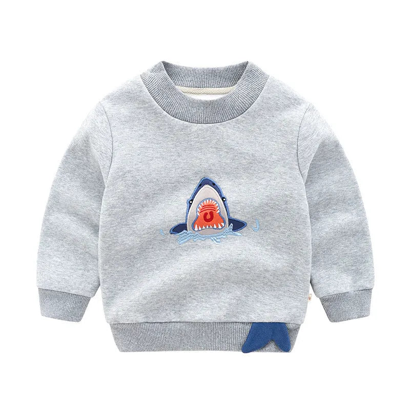 Sweat-shirt coréen pour garçon avec cachemire
