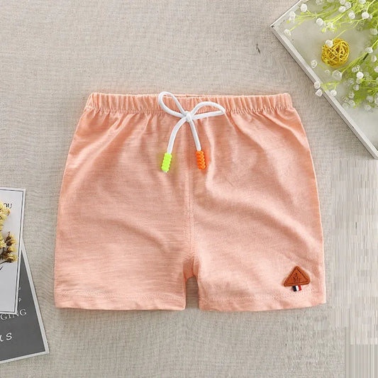 Season New Children's Slub Cotton Casual Shorts - Enfance-Heureuse