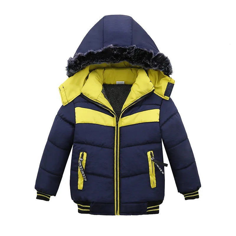 Petit Et Moyen-Taille Garçons Coton-Rembourré Vestes