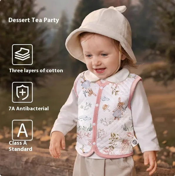 Made Of Pure Cotton For Warmth Vest