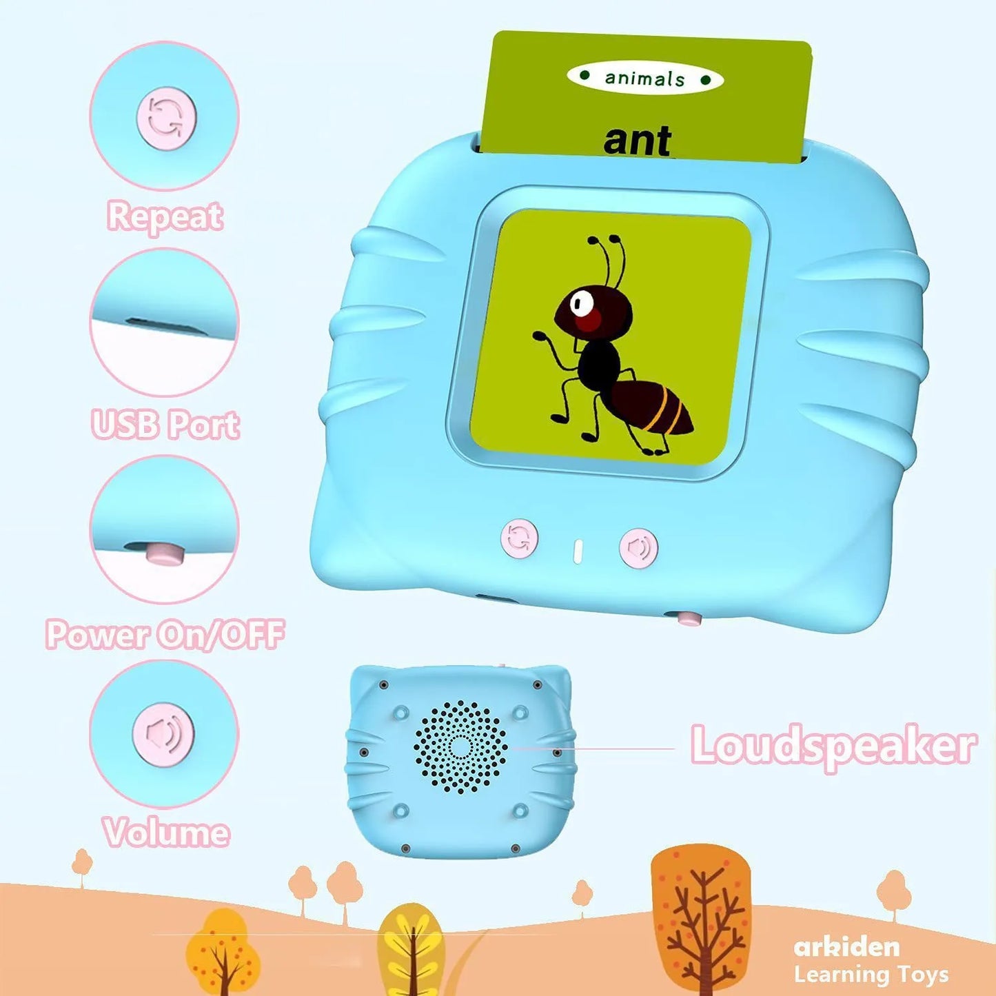 Carte intelligente en anglais pur pour l'éducation précoce des enfants