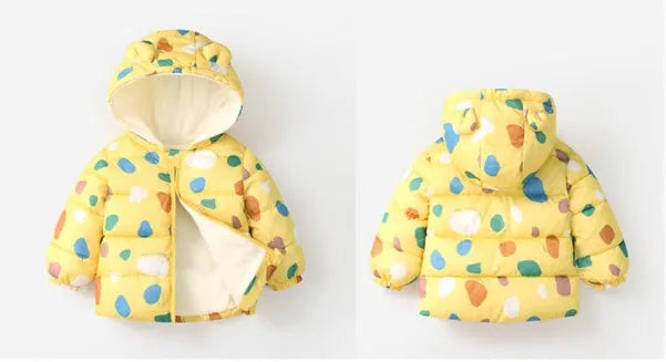 Off-season New Autumn And Winter Children's Light Hooded BabyCotton Jacket