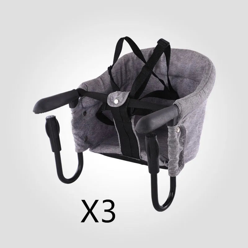 Chaise haute portable pour bébé, pour salle à manger | housse à manger | ceinture de sécurité | accessoire de soin pour bébé