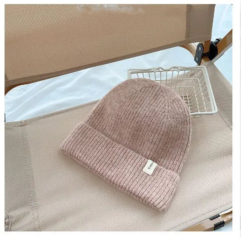 All-matching Children's Knitted Woolen Cap Autumn And Winter Warm