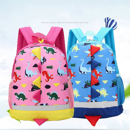 Cartoon Dinosaur Children Bag Kindergarten Children School Bag - Enfance-Heureuse