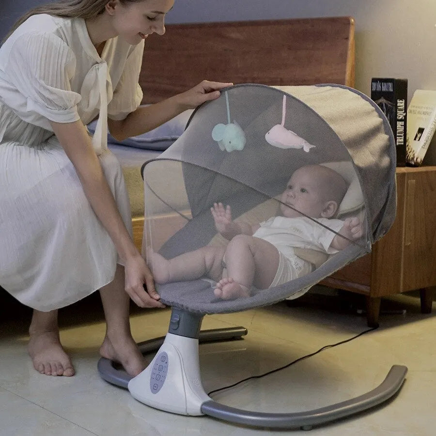 Chaise berçante bébé chaise apaisante berceau intelligent électrique