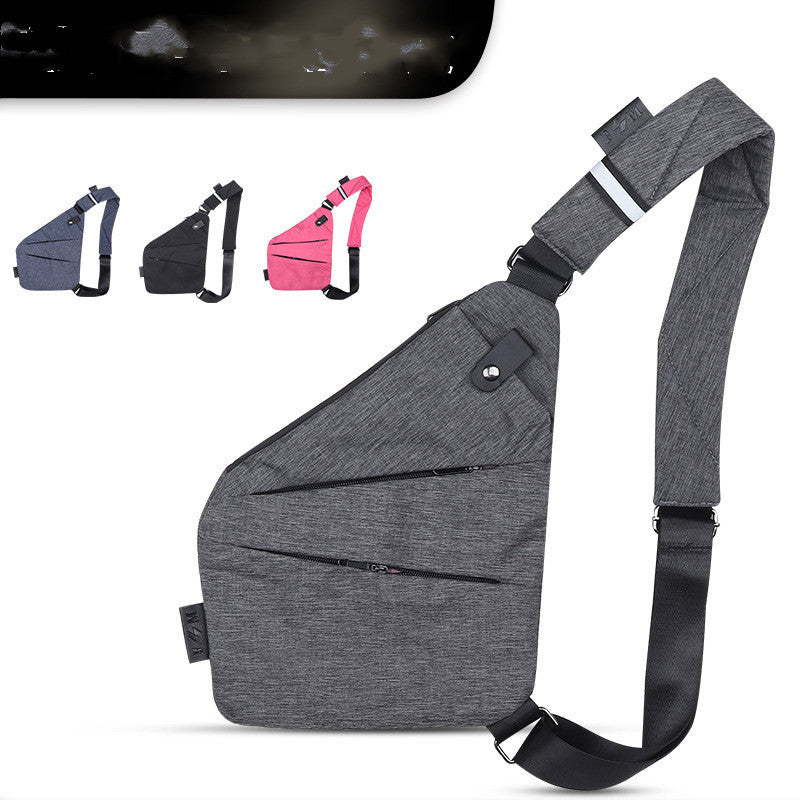 New Mens Digital Storage Gun Bag Diagonal Outdoor Sports Waist Bag