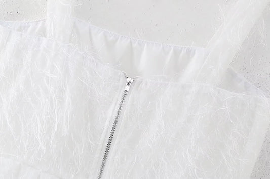 Women's Sleeveless Tassel Dress - Enfance-Heureuse