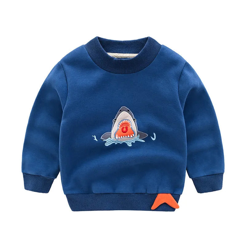 Sweat-shirt coréen pour garçon avec cachemire