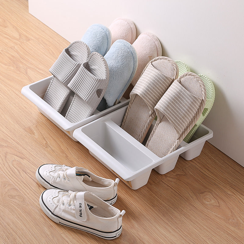Range-chaussures vertical multifonctionnel simple pour le salon