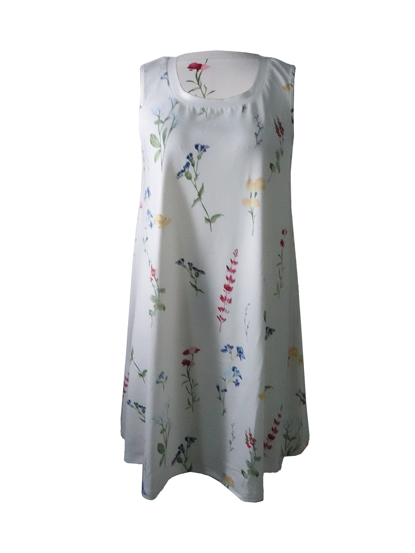 Ladies' Square Collar Printed A-list Fashionable Dress