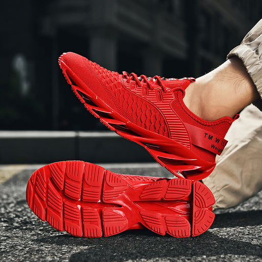 Fashion Blade Flying Woven Scale Trendy Sneakers - Enfance-Heureuse