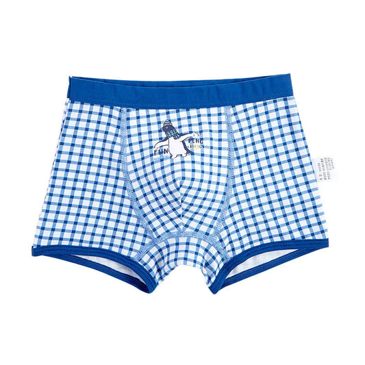 Cartoon Simple Cotton Children's Boxer Shorts - Enfance-Heureuse