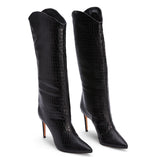 Chengdu Women's Shoes With Stiletto Heels And Knee-length Boots - Enfance-Heureuse
