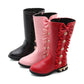 Autumn And Winter New Fleece-lined Girls' Boots - Enfance-Heureuse