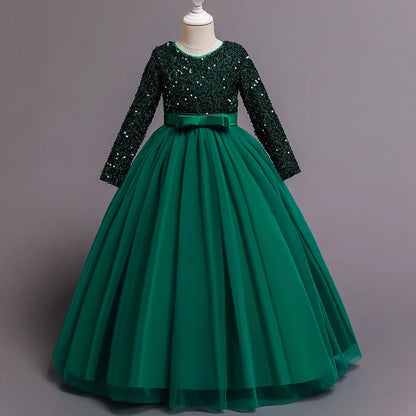 Filles mode coton robe à paillettes enfants - Enfance-Heureuse