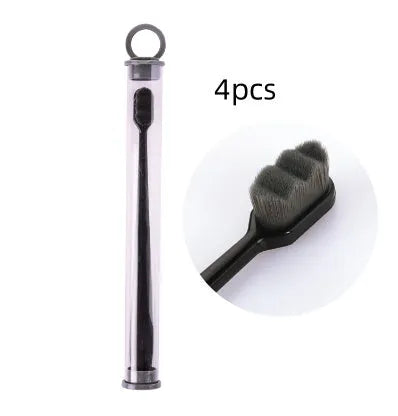 Ultra-fine Toothbrush Super Soft Bristle Deep Cleaning Brush Portable For Oral Care Tools Teeth Care Oral Cleaning Travel - Enfance-Heureuse