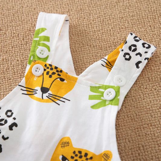 Ensemble de portage à manches courtes pour bébé d'été - Enfance-Heureuse