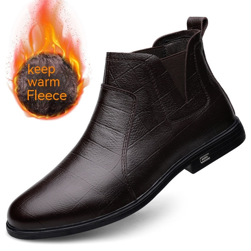 Boots Leisure Boots Leather Boots - Enfance-Heureuse