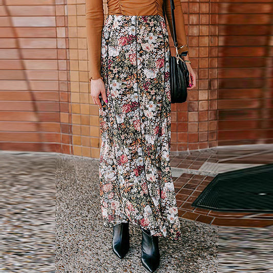 Women's Multi-color Floral Print Sheath Dress