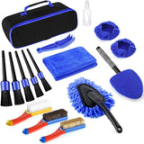 17Pcs Car Detailing Brush Set Drill Not Include - Enfance-Heureuse