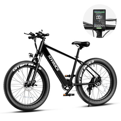 Professional Electric Bike For Adults, 26 X 4.0 Inches Fat Tire Electric Mountain Bicycle, 1000W Motor 48V 15Ah Ebike For Trail Riding, Excursion And Commute, UL And GCC Certified - Enfance-Heureuse