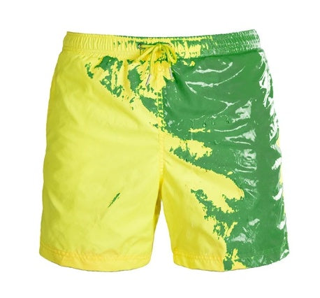 Magical Change Color Beach Shorts Summer Men Swimming Trunks Swimwear Swimsuit Quick Dry bathing shorts Beach Pant - Enfance-Heureuse