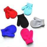 Children's Winter Warm Gloves Knitted Bag Baby Gloves - Enfance-Heureuse