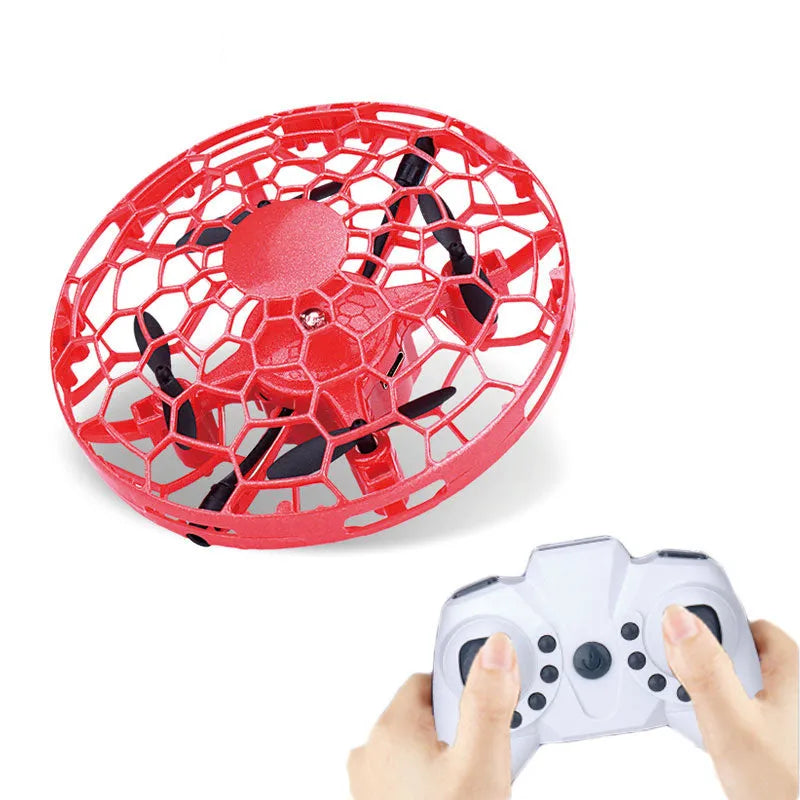 Vol Hélicoptère Mini Drone UFO RC Drone Infraed Induction Aéronefs