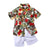 Two-piece boy short sleeve printed shirt - Enfance-Heureuse