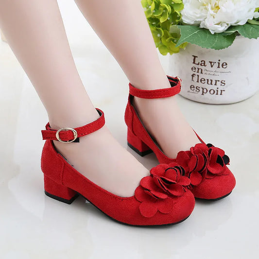 Filles Spectacle En Cuir Princesse Talons hauts - Enfance-Heureuse