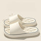 Non-slip Design Bathroom Slippers Home Summer Thick Sole Floor Bedroom House Shoes For Women Men - Enfance-Heureuse
