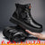 Men's Fashion Seven-hole Fleece-lined Durable Wear-resistant Overalls Boots - Enfance-Heureuse