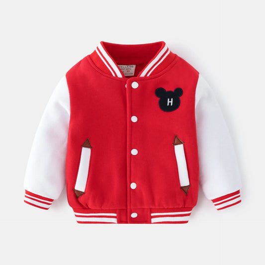 Leisure children's sweater long sleeve casual coat - Enfance-Heureuse