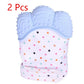 Bébé de dentition bébé anti-morsure silicone molaire gants enfants de jouets sonores - Enfance-Heureuse