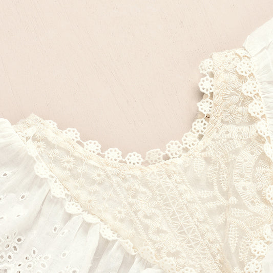 Lace baby jumpsuit - Enfance-Heureuse