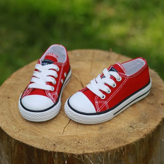 Canvas Shoes Non-slip Casual Shoes Student Parent-child Shoes New Baby Shoes White Shoes - Enfance-Heureuse