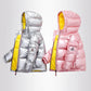 Children's shiny down jacket winter down jacket - Enfance-Heureuse