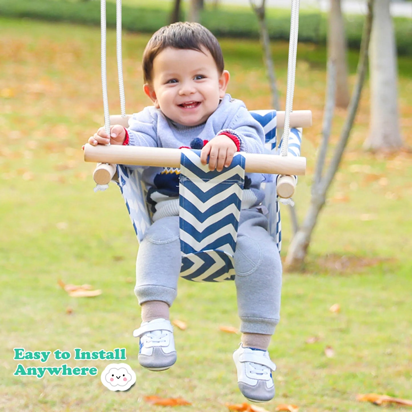 Infantile Fauteuil Suspendu Enfant Bébé À La Maison Siège Pliant Toile Swing