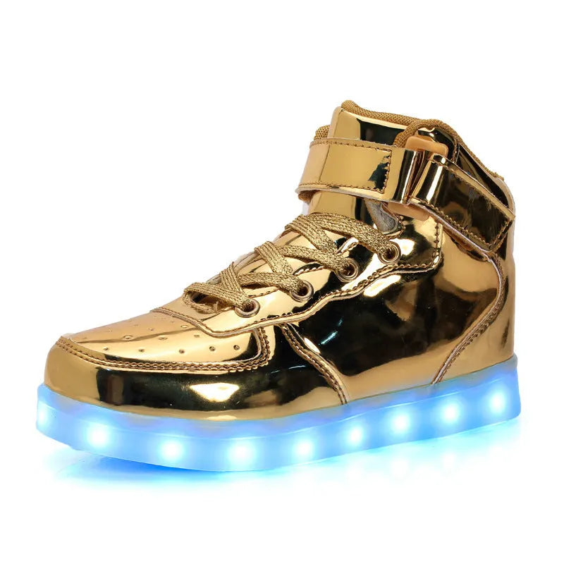 Enfants de Mode Casual Baskets Lumineuses