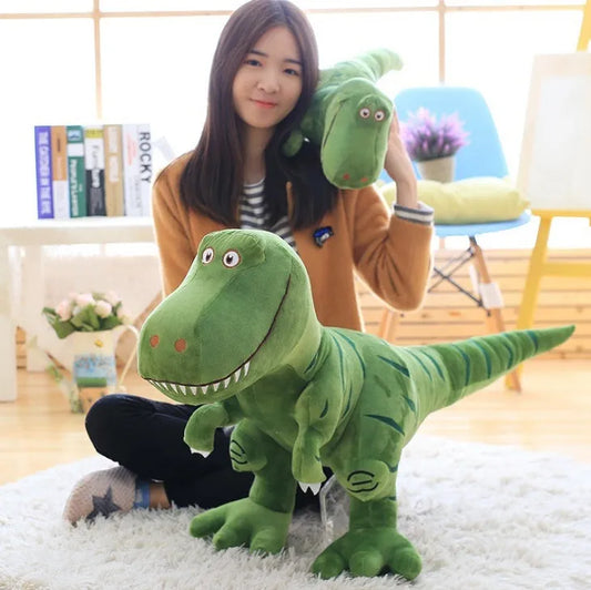 Nouveau Dinosaure En Peluche Jouets Bande Dessinée Tyrannosaurus Mignon Jouet En Peluche Poupées Pour Enfants Enfants Cadeau D'anniversaire